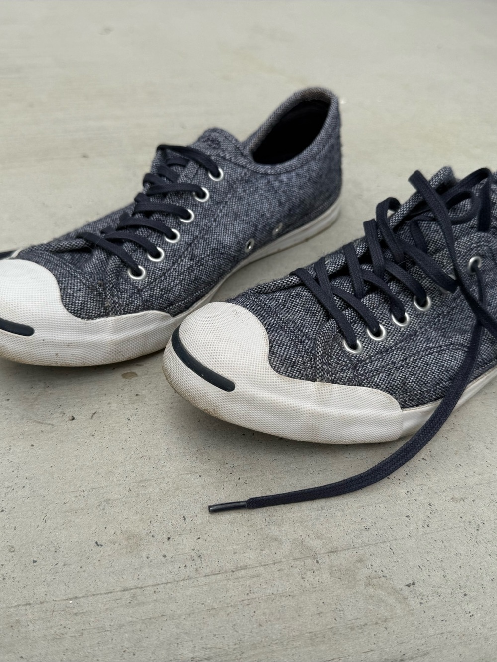 Converse Jack Purcell Low-Top Sneakers - Navy & White